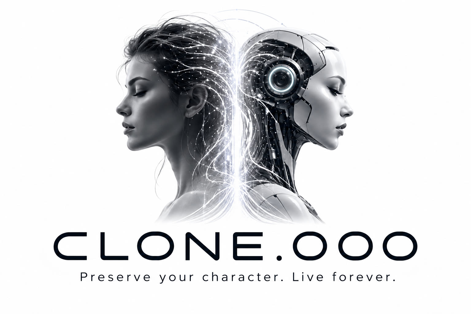 A human and a digital counterpart